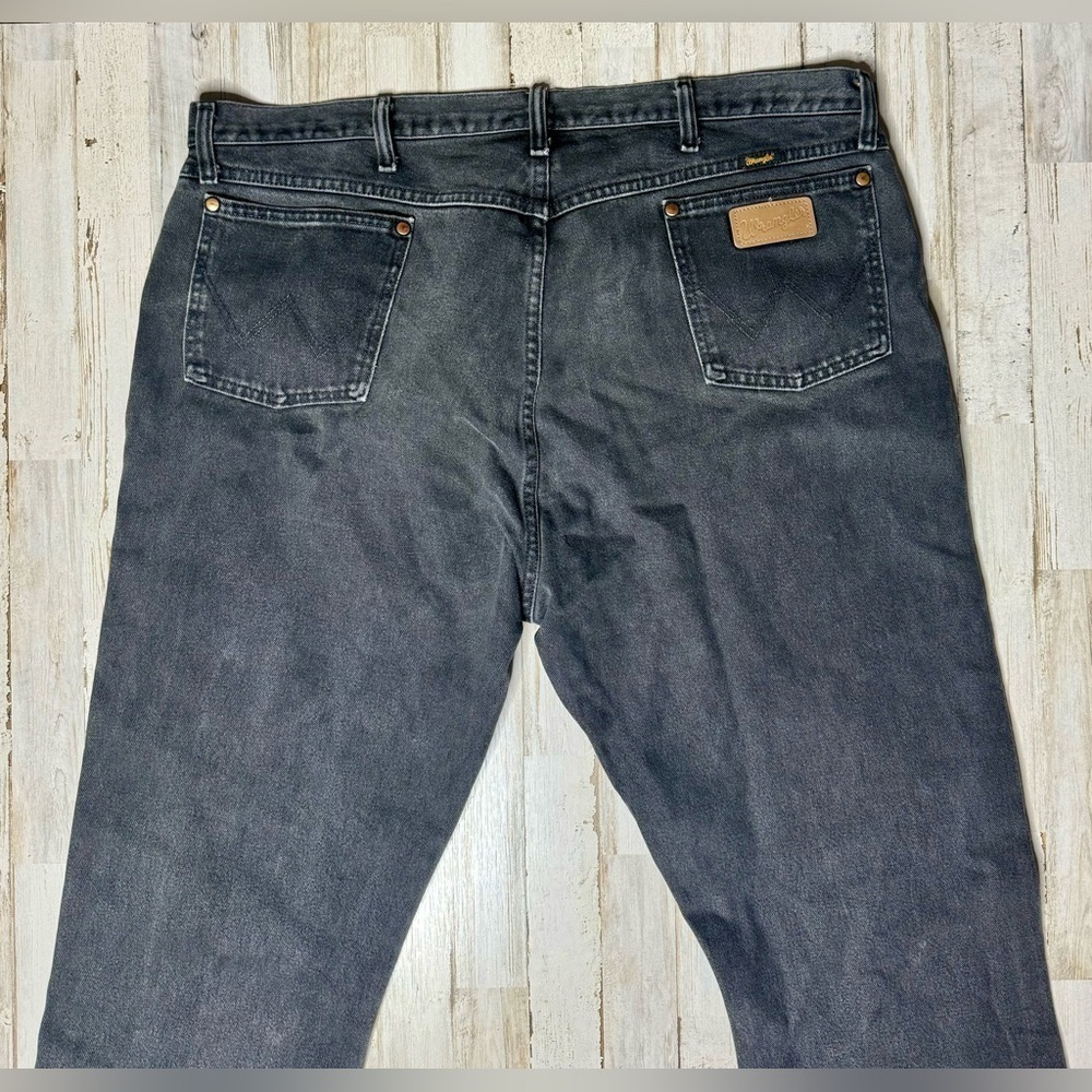 WRANGLER Jeans Men's 42x34 Black Cowboy Western Outdoors 13MW2WK - Picture 9 of 10